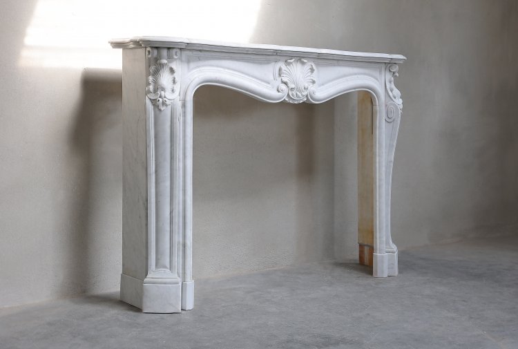 Carrara marmeren mantel