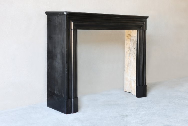 noir de mazy marmeren open haard