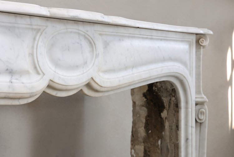 carrara marmeren open haard