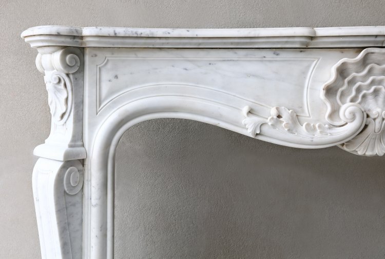 Carrara marmeren mantel