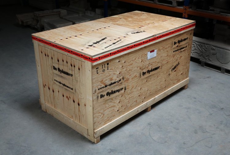 houten kist voor transport