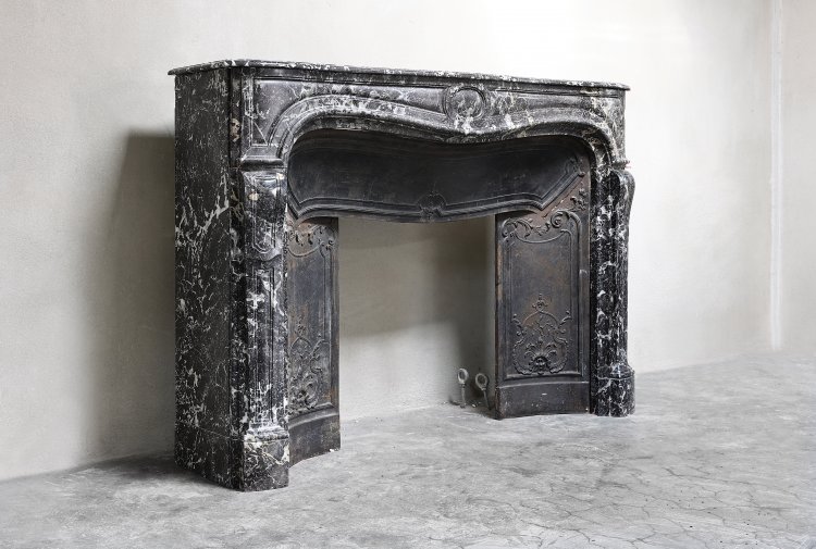 Gris de St. Anne dore marmeren mantel