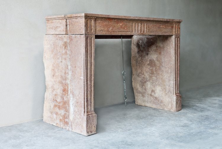 oude franse marmersteen mantel