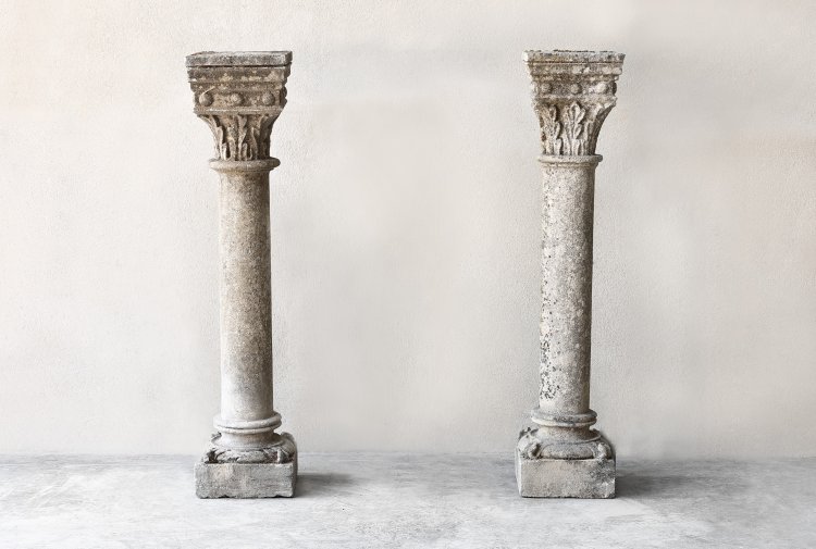 antieke set pilaren