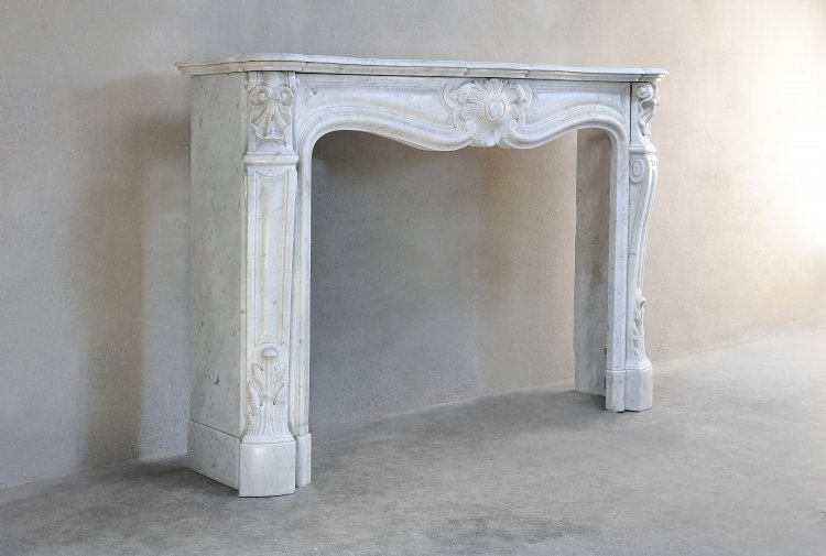 Carrara marmeren mantel