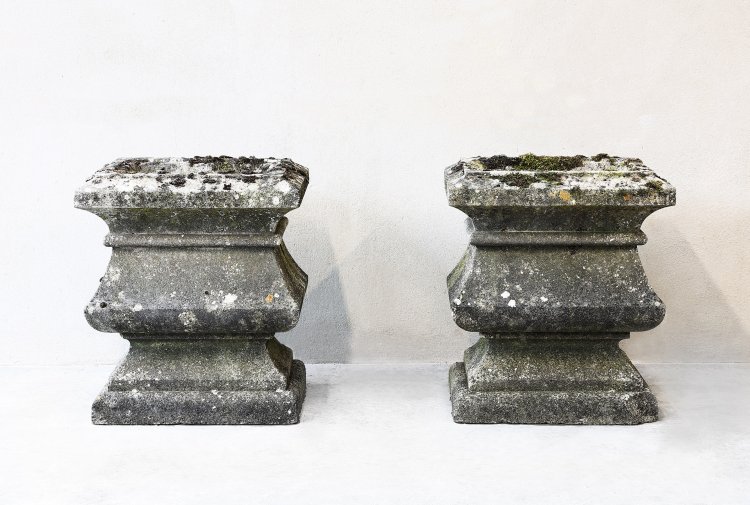antieke set tuin ornamenten 